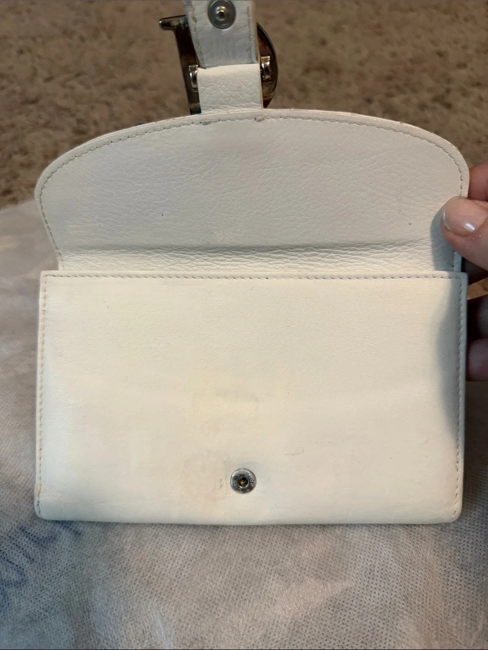 Dior Quilted Cannage Flap Wallet